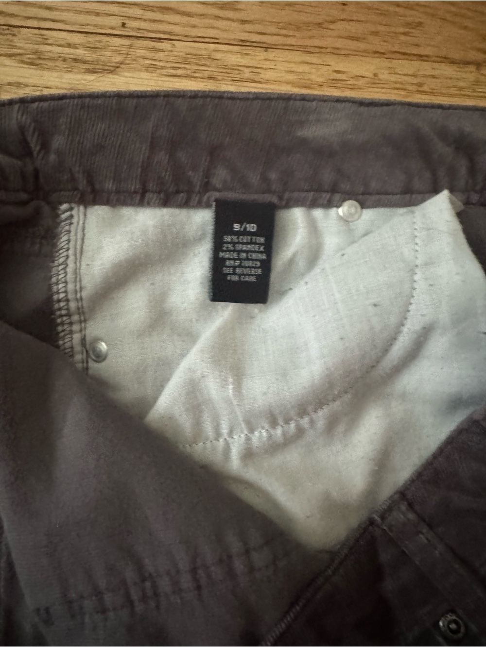 Corduroy Flare Pants in Dark grey - Picture 4 of 4